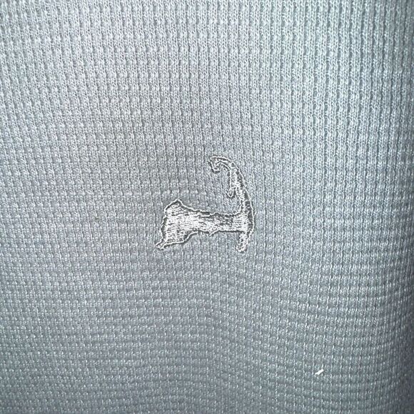 Cuffy’s Cape Cod Waffle Knit Hoodie in Sage Green Sz M - Picture 3 of 8